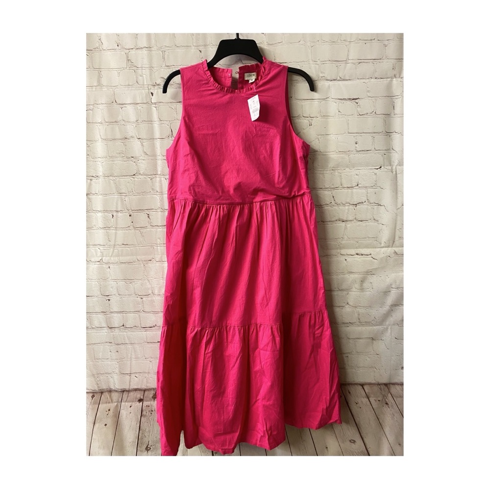 J. Crew Pink Sleeveless Dress